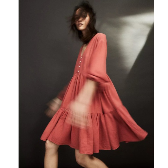 NWT Madewell Lightspun Colette Mini Dress - Picture 6 of 6